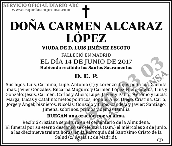 Carmen Alcaraz López